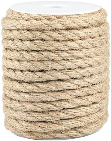 Tenn Well Braided Jute Rope Feet Mm Heavy Duty Jute Twine Rope