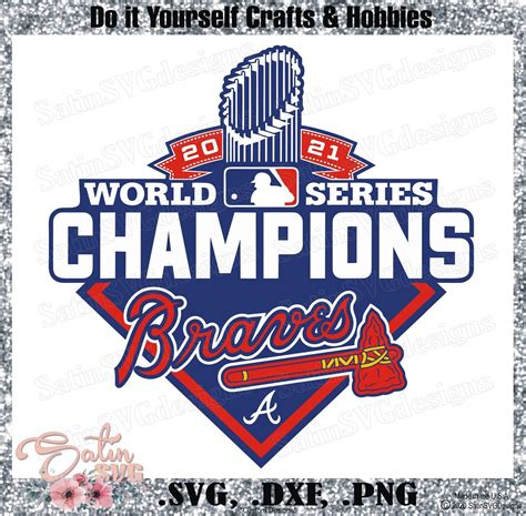 Atlanta Braves Baseball Set Design Svg Files Cricut Silhouette Studio