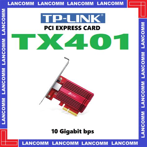 TP LINK TX401 Gigabit PCI Express Network Adapter Shopee Malaysia