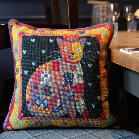 Patchwork Cat | Jolly Red