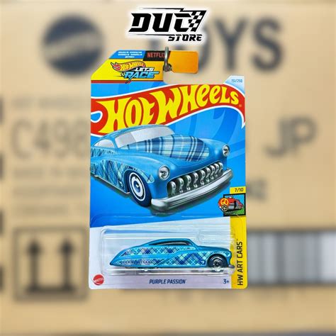 ducstore Xe mô hình HTF Hot Wheels Purple Passion Treasure Hunt