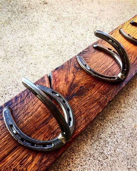 Cool and Creative Hat Rack Ideas for Sweet Home | Horseshoe, Horseshoe ...