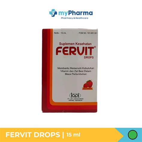 FERVIT DROPS 15 ML Mypharma Id