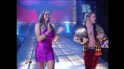 Stephanie Mcmahon Chris Jericho Triple H Kurt Angle Segment Raw