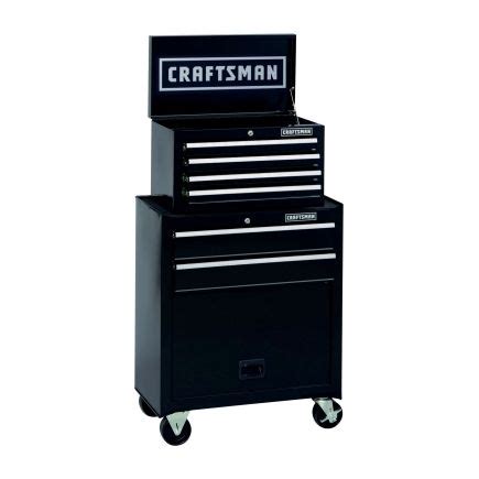 Black Craftsman Rolling Tool Box