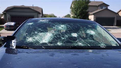 Hail Damaged Car Windshield - All Makes Collision Centre