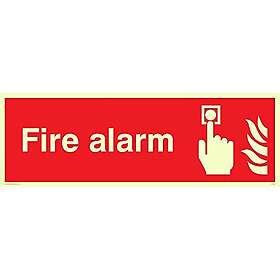 Viking Signs Fv L Pv Fire Alarm Skylt Foto Sj Lvlysande