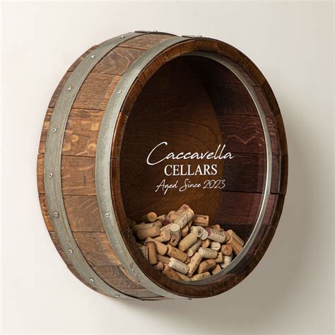 Uncommon Goods Personalized Wine Barrel Of Memories Corks