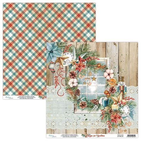 Mintay Home For Christmas 12x12 Inch Scrapbooking Paper Set MT HFC 07