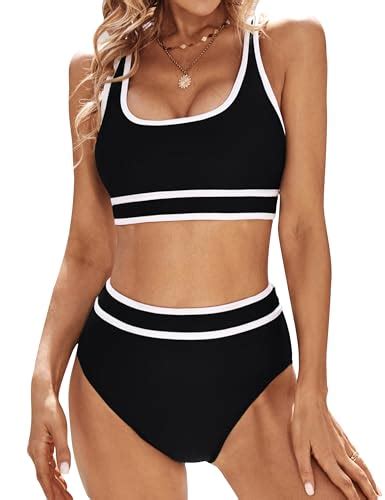 Blooming Jelly Women S Bikini Sets High Waisted Two Piece Swimsuits