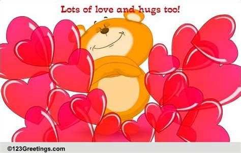 Love And Hugs Free Hugs Ecards Greeting Cards 123 Greetings