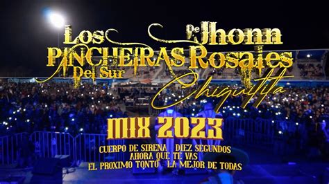 Los Pincheiras Del Sur De Jhonn Rosales Mix En Vivo Youtube