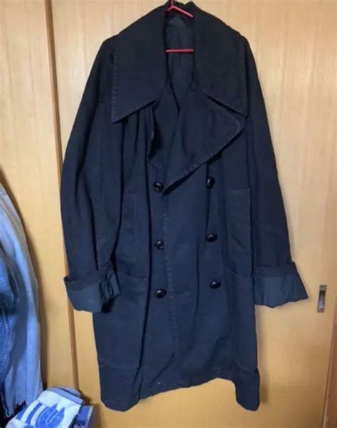 33％割引ブラック系 Free Size珍しい 未使用 Essay Big Pea Coat トレンチコート ジャケット アウターブラック系free Size Ota On Arena