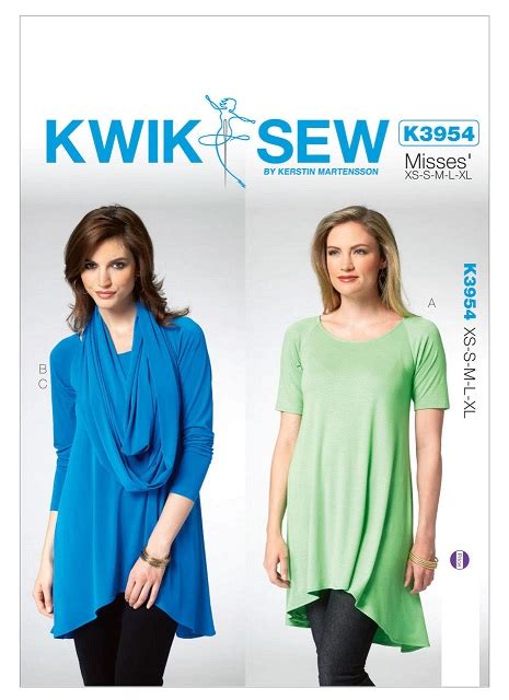 Kwik Sew K3954 Misses Tunics