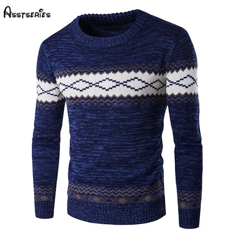 2018 New Arrived Men Fashion Pullovers Autumn And Winter Wear Sweaters Men Design Knit Thick