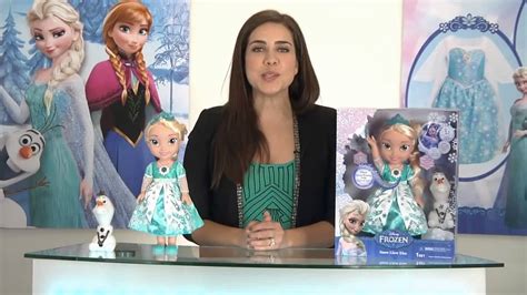 Snow Glow Elsa Singing Toddler Doll And Light Up Dresses Youtube