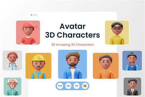 Premium Avatar 3d Illustration Pack From People 3d Illustrations