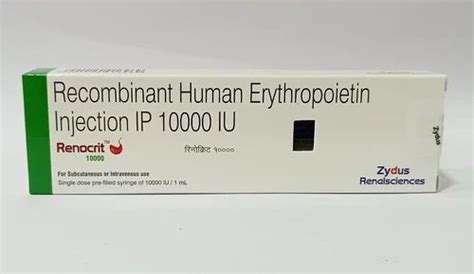 Recombinant Human Erythropoietin Injection Ip 10000 Iu At Rs 650 Box