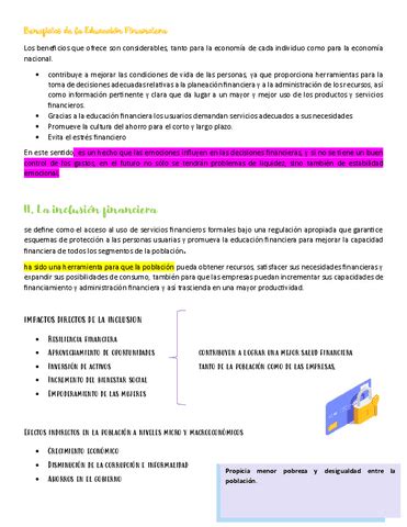 BENEFICIOS EDUCACION FINANCIERA Pdf