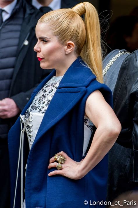 Paloma Faith Paris Fashion Week Haute Couture Street Style Aw18 Paris