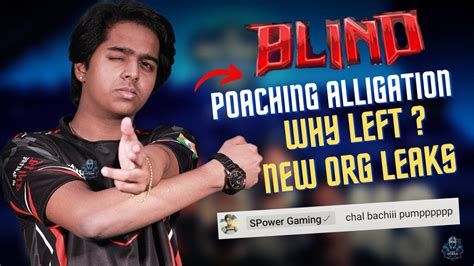 Spower Poaching Why Left Blind Joining Spero Reacts Youtube