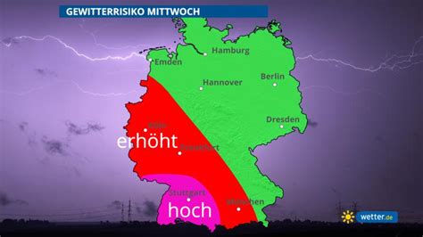 Unwetter Fahrplan F R Deutschland Hier Drohen Gewitter Mit Starkregen