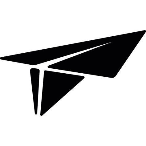 Paper airplane Basic Rounded Filled icon