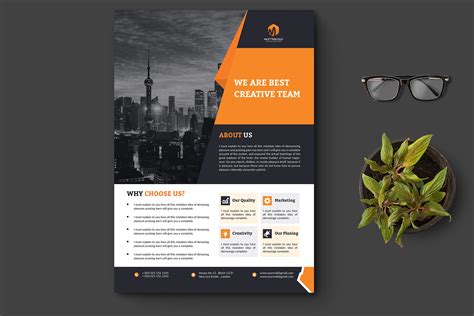 Flyer Creative Illustrator Templates Creative Market