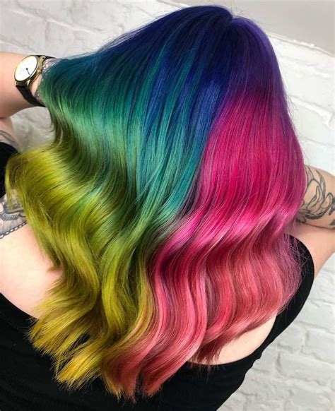 23 Brilliant Split Hair Color Ideas Thatll Make You Dye Your Hair