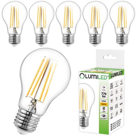 LUMILED A60 E27 LED Lampe 7W Ersetzt 60W 770 Kaufland De