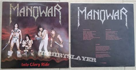 Manowar Into Glory Ride Lp Tshirtslayer Tshirt And