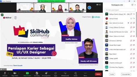 Himasi Unira Malang X Skilhub Adakan Webinar Exploring Ui Ux Designer