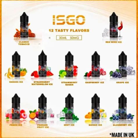 Isgo E Juice Saltnic Khaleej Vape Dubai Uae