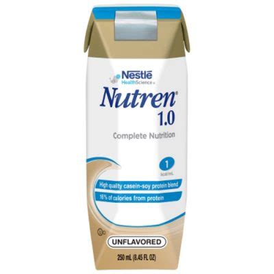 Nestle Nutren Complete Nutrition Tube Feeding Formula Unflavored