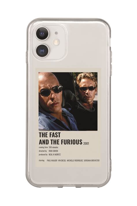 Magic Ring Iphone 11 Uyumlu Hızlı ve Öfkeli Minimalist Poster Desenli