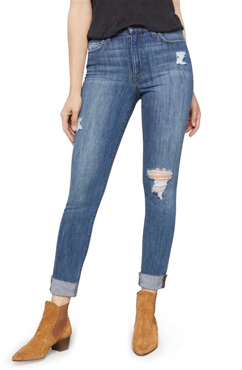 Joes Charlie Crop Ripped Skinny Jeans Leor Nordstrom