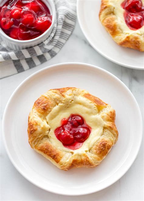 Easy Cherry Danish Recipe Video Lil Luna