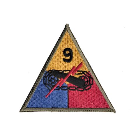 Patch Of 9th Us Armored Division Repro 2200 Zł Nestofpl