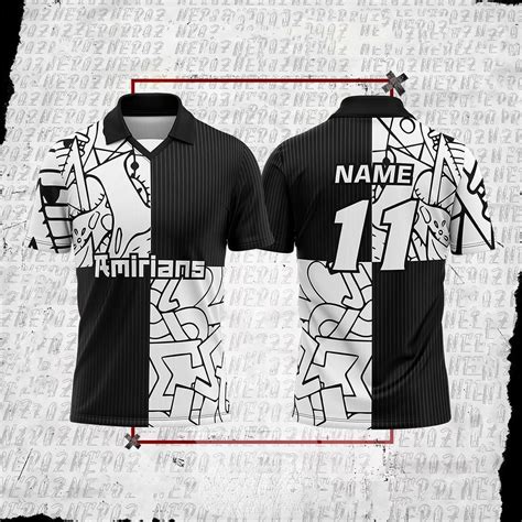 Jersi Murah Custom Nama Baju Jersi Lelaki Black Hitam PINK Custom Name