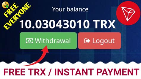 Free Trx Every Second No Investment Earn Free TRX Free TRX