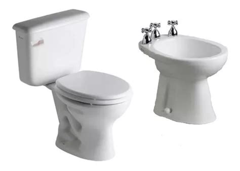 Combo Inodoro Largo Deposito Apoyo Bidet Andina Ferrum Mercadolibre