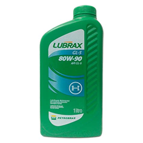 Óleo De Transmissão Lubrax 80w90 API GL 5 Mineral 1LT PETROBRAS