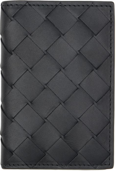 Bottega Veneta Black Flap Card Holder Ssense Canada