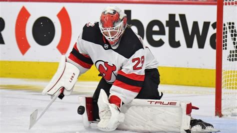 Devils goalie Mackenzie Blackwood out 3-6 weeks