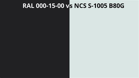 Ral 000 15 00 Vs Ncs S 1005 B80g Ral Colour Chart Uk