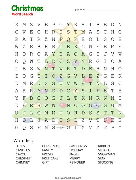 Christmas Word Search Free Printable Pdf Puzzles Free Printables