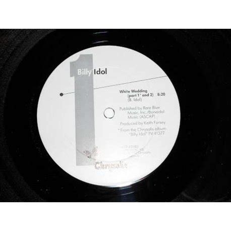 Billy Idol White Wedding Single Lp Vinyl Record For Sale