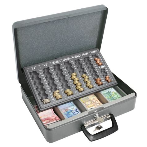 Stock Bureau WEDO Coffret caisse à monnaie Maxi 2 poignées