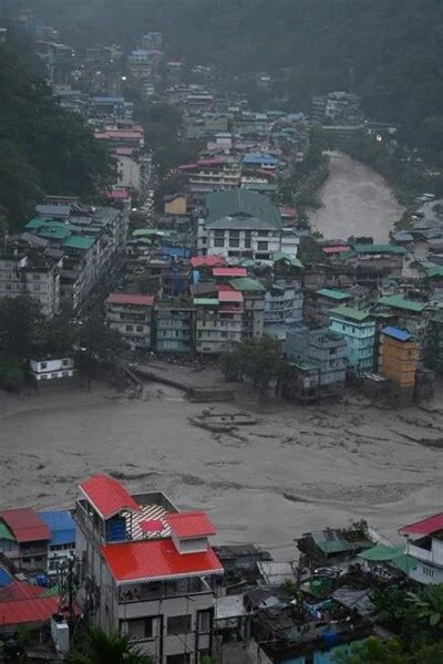 In Pics Intense Cloudburst Triggers Flash Flood In Sikkims Teesta