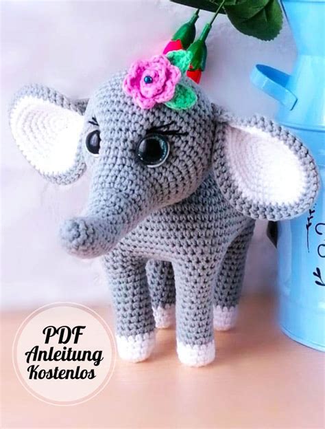 Lexi Elefant Amigurumi PDF Anleitung Kostenlos